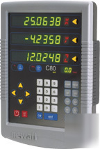 New newall C80 2 axis digital readout / dro for milling