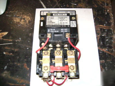 New square d ac magnetic nema starter 8536SCO3V06