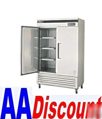 New turbo air solid 2 door freezer 49 cf model tsf-49SD
