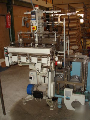 Operational textile machinery