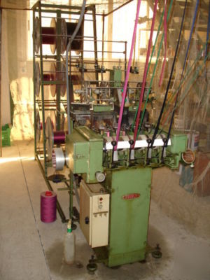Operational textile machinery