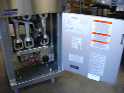 Pitco 35-40LB gas fryer 35C+s stainless tank 