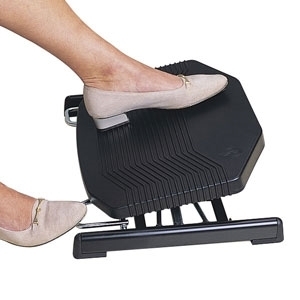 Posturite adjustable height angle computer footrest
