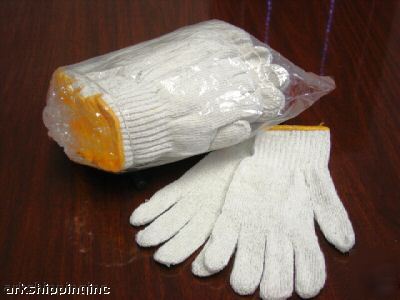 String knit blend gloves, 12 pair for a great price 