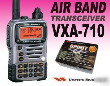 Vertex standard air band vxa-710 transceiver