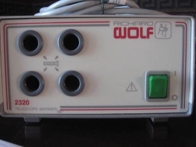 Wolf 2320 telescope-warmer laparoscopy comes with