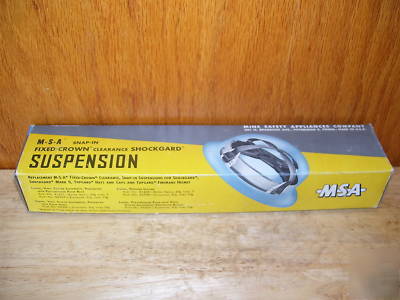 Adjustable m-s-a suspension for type b,k hard hats