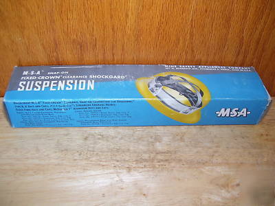 Adjustable m-s-a suspension for type b,k hard hats