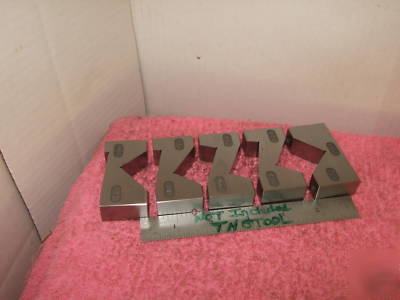 Angle blocks mill 5 toolmaker machinist precise ground 