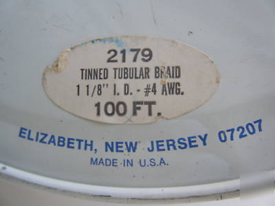 Aplha wire extra lg tinned copper braid #2179 100'