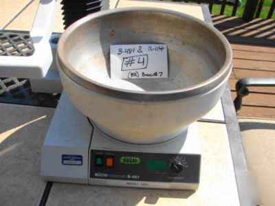 Buchi r-114 rotovapor & b-481 water bath w/evaporator