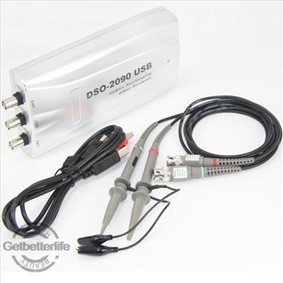 Dso-2090 100MSA/s usb pc virtual storage oscilloscope