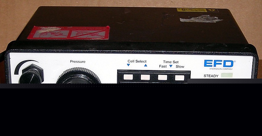 Efd 2000XL fluid dispenser foot switch and warranty