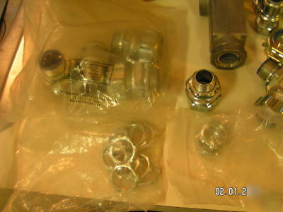 Emt conduit hardware lot, nos $24 
