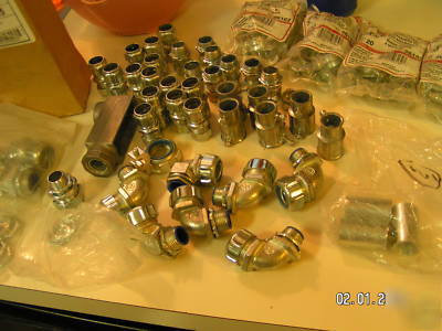 Emt conduit hardware lot, nos $24 