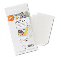 GBC3202002 laminating pouch, 5 mil, index card, 3 X5 , 