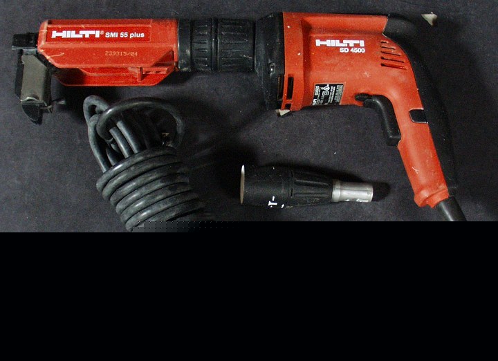 Hilti sd 4500 drywall screwdriver & hilti smi 55 plus