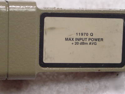 Hp 11970Q 33-50GHZ harmonic mixer