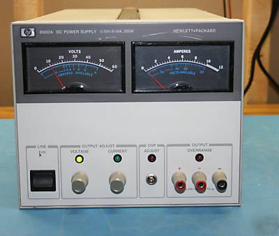 Hp agilent 6002A power supply 0-50V, 10 amp *calibrated
