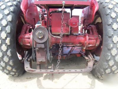 Ih cub lo boy mowing tractor