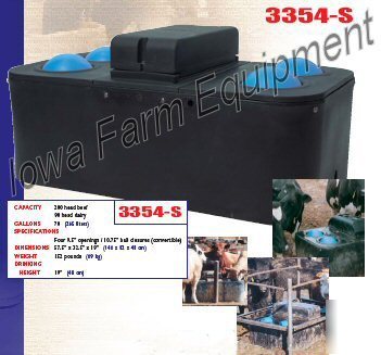 Miraco 3354-s 4-hole cattle, beef, dairy cows waterer