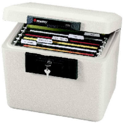New fire safety security file box 1/2 protection 819623