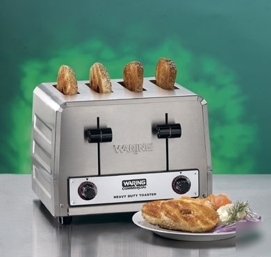 New waring combination toaster, (4) slice capacity, 
