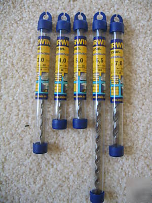 Nib b - genuine 5 x irwin joran cordless drill bits (s)