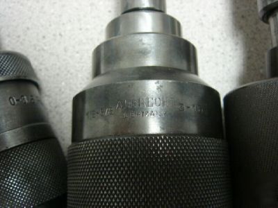 One lot of keyless chucks, rohm, & albrecht