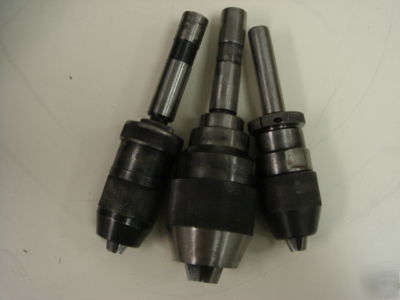 One lot of keyless chucks, rohm, & albrecht