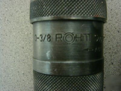 One lot of keyless chucks, rohm, & albrecht