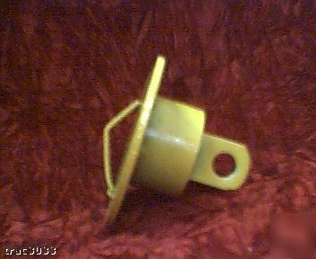 Pintle ring lock lunette eye trailer hitch coupler lock