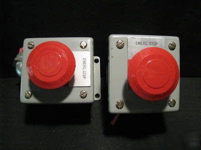 Set of 2 emergency off swtiches (used, excellent cond.)