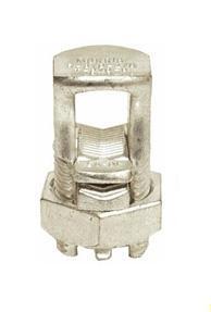 Split bolt connector w/ spacer for copper wire, 4/0 