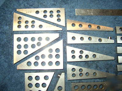 Toolmaker made angle parallels set 1/2 thru 45 degree