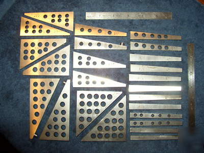 Toolmaker made angle parallels set 1/2 thru 45 degree