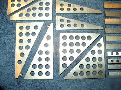 Toolmaker made angle parallels set 1/2 thru 45 degree