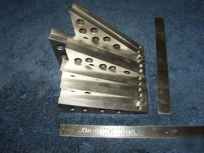 Toolmaker made angle parallels set 1/2 thru 45 degree