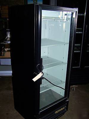 True single glass door reach in beer food refrigerator