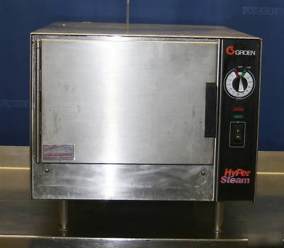 Groen hyper steam hy-3E countertop steamer 208/240/480V