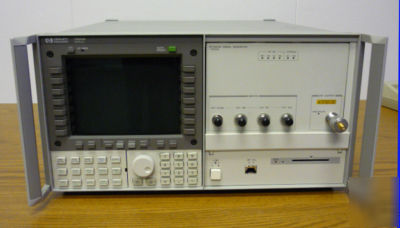 Hp 70004A display w/ 70340A microwave signal generator