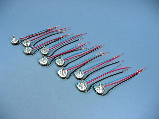 10 leviton 2-speed 3-position push button switches 3A