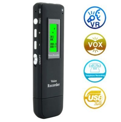 560HOURS 2GB usb voice activated phone recorder fm MP3