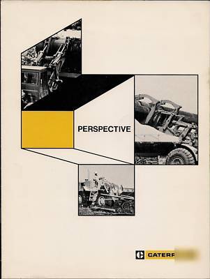Catepillar wheel loaders brochure 60S & early 70S