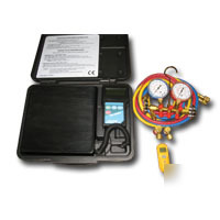 Fjc a/c scale,manifold gauge set,thermometer FJCKIT2