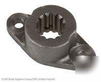 Front pump drive coupler w/ round & splined flanges