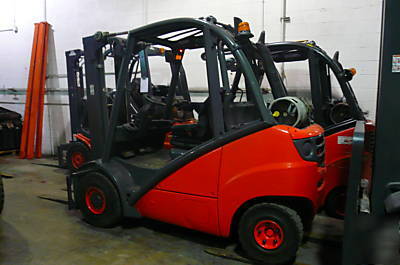 Linde H25T forklift, 5000 lb, side shift