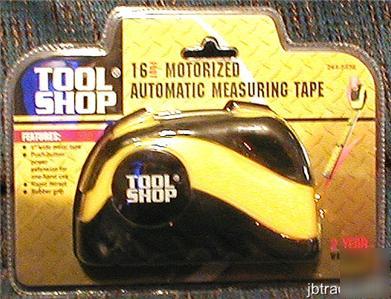 Motorized automatic measuring tape - 16 foot