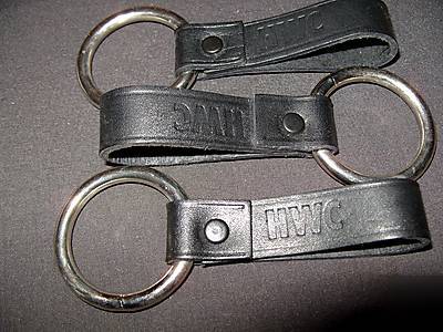 New 2 police duty belt baton night stick holders nos