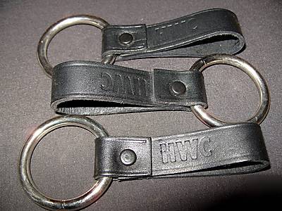 New 2 police duty belt baton night stick holders nos